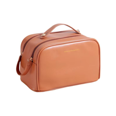 Cosmetiquera para viaje doble cremallera